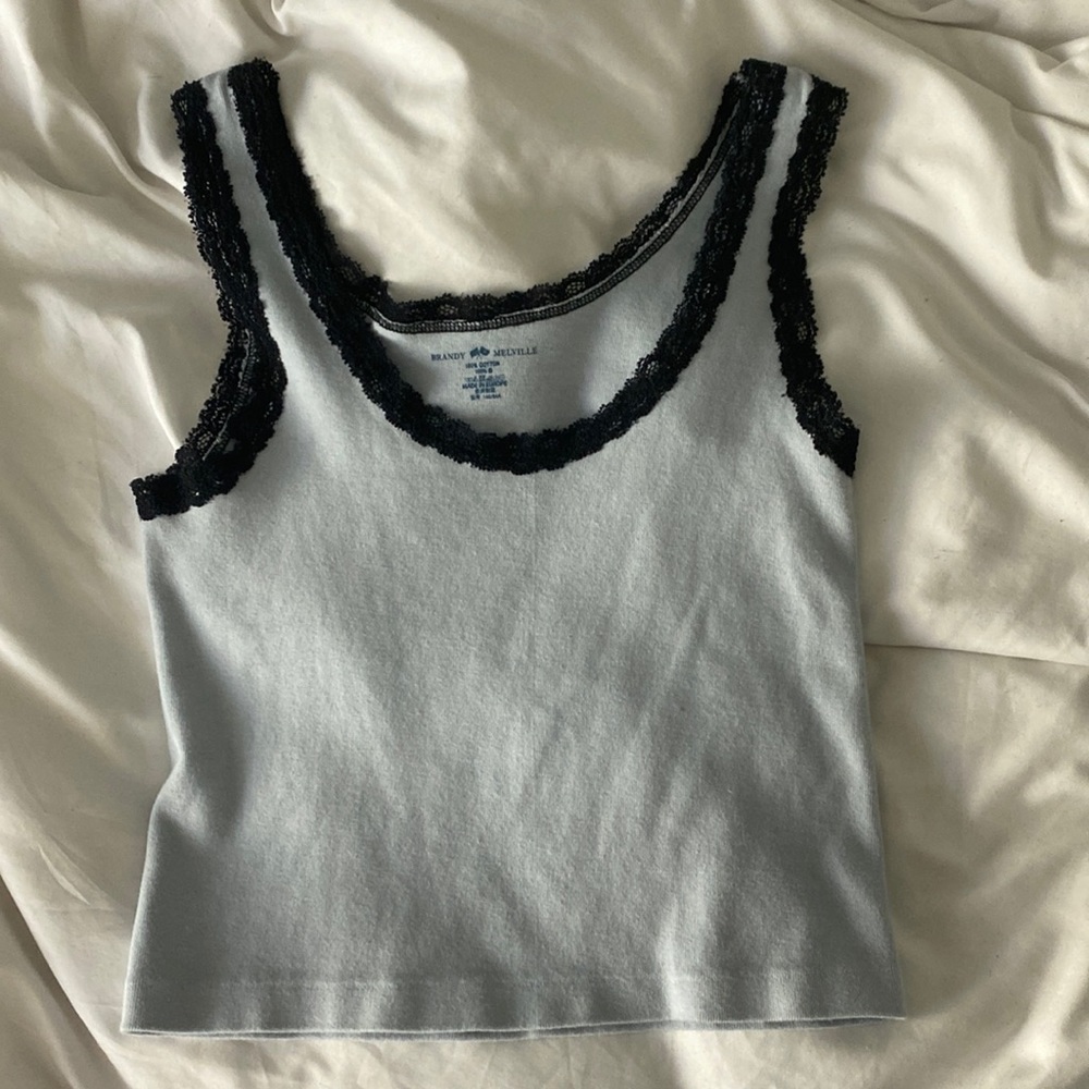 brandy blue ronnie lace tank top